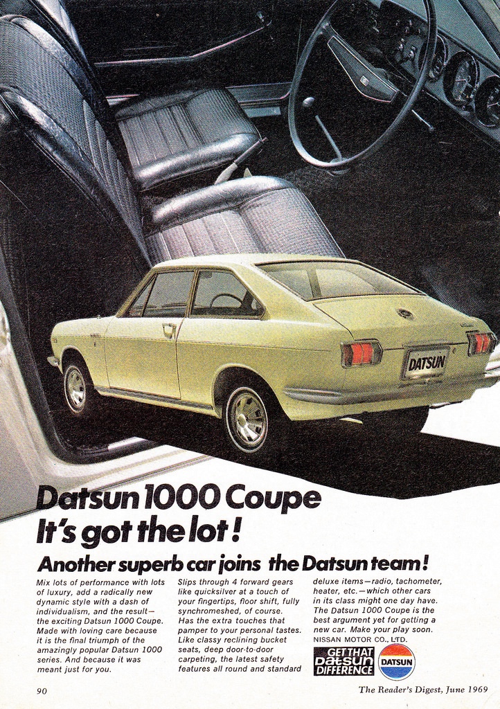 1969 Datsun 1000 Coupe 